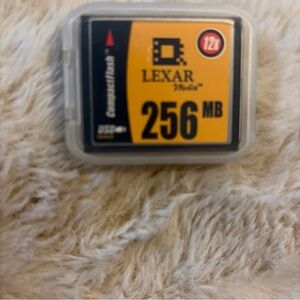 256MB Memory Card - Yellow